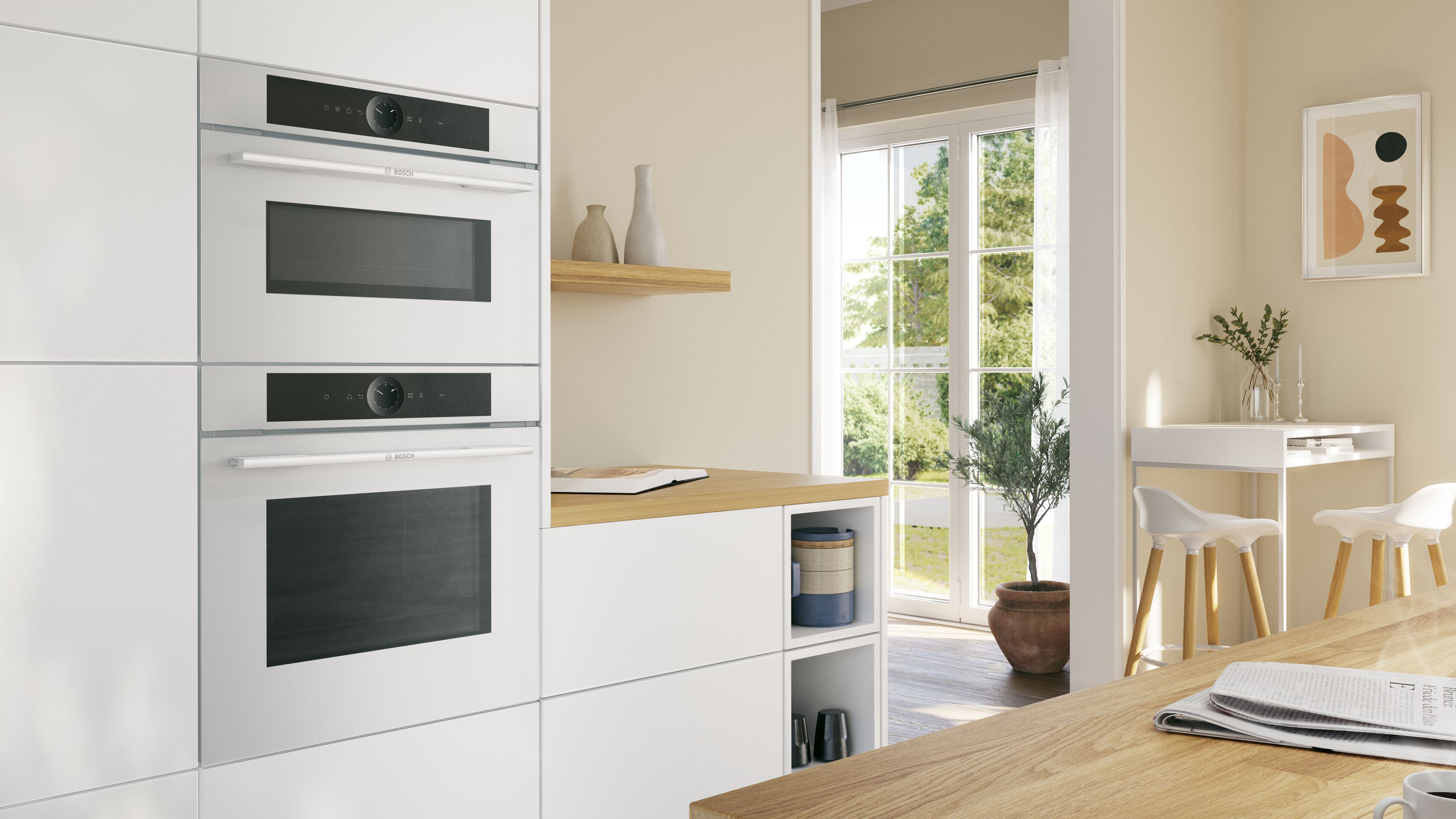 Bosch Serie 8 White Built In Generation