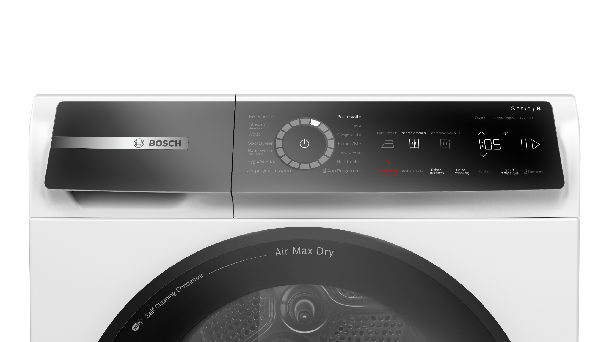 New BOSCH Series 8 Dryer Range