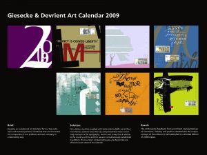 Giesecke & Devrient "Kunstkalender 2009"
