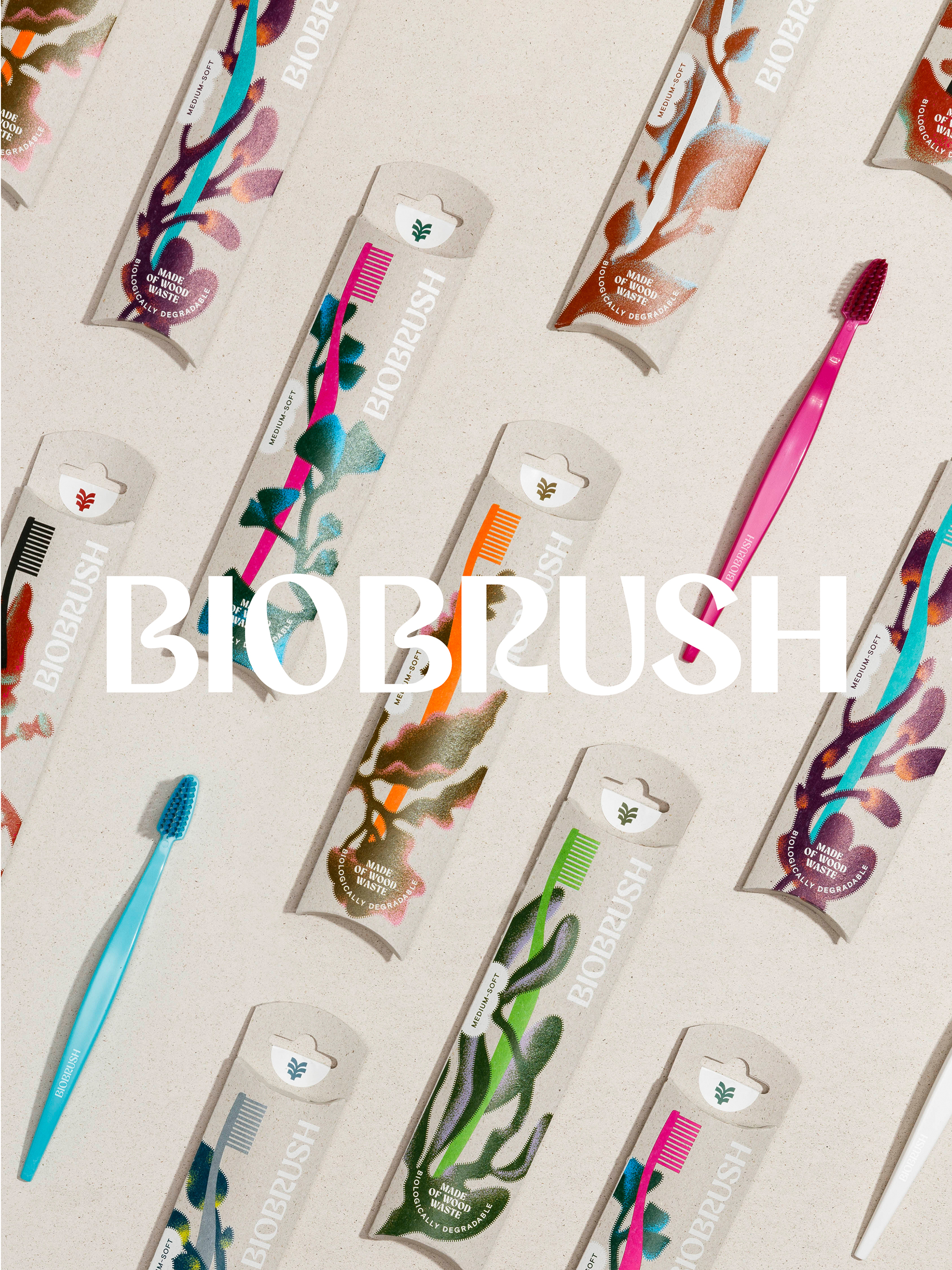 Biobrush, Eco-modern Brand Design