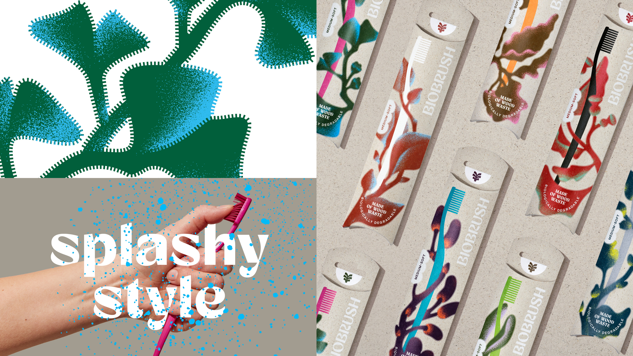 Biobrush, Eco-modern Brand Design
