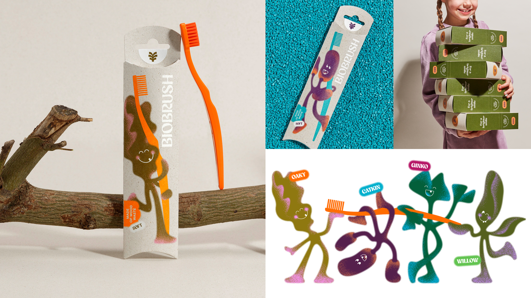 Biobrush, Eco-modern Brand Design