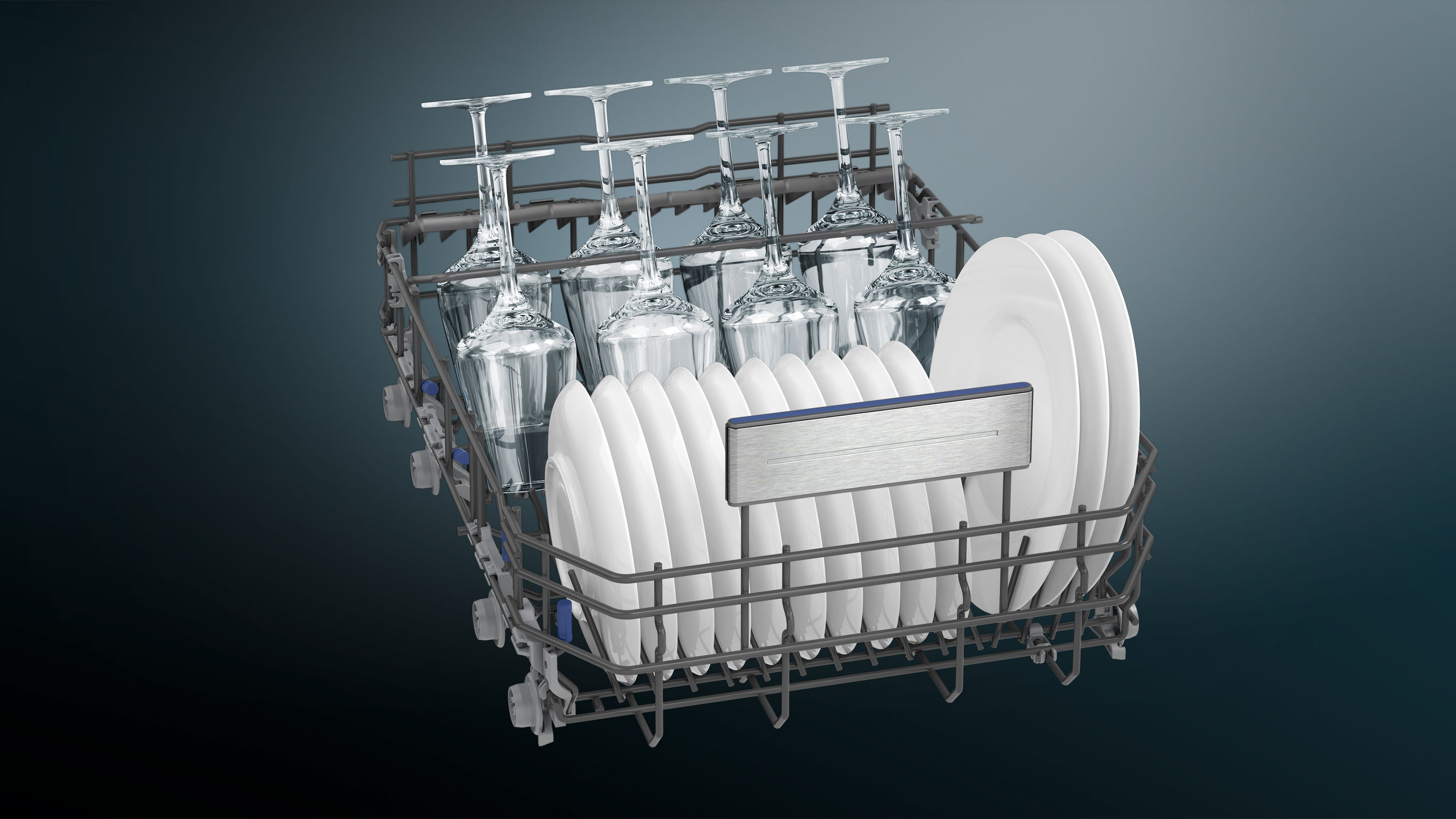 Siemens iQ500 partly integrated dishwasher