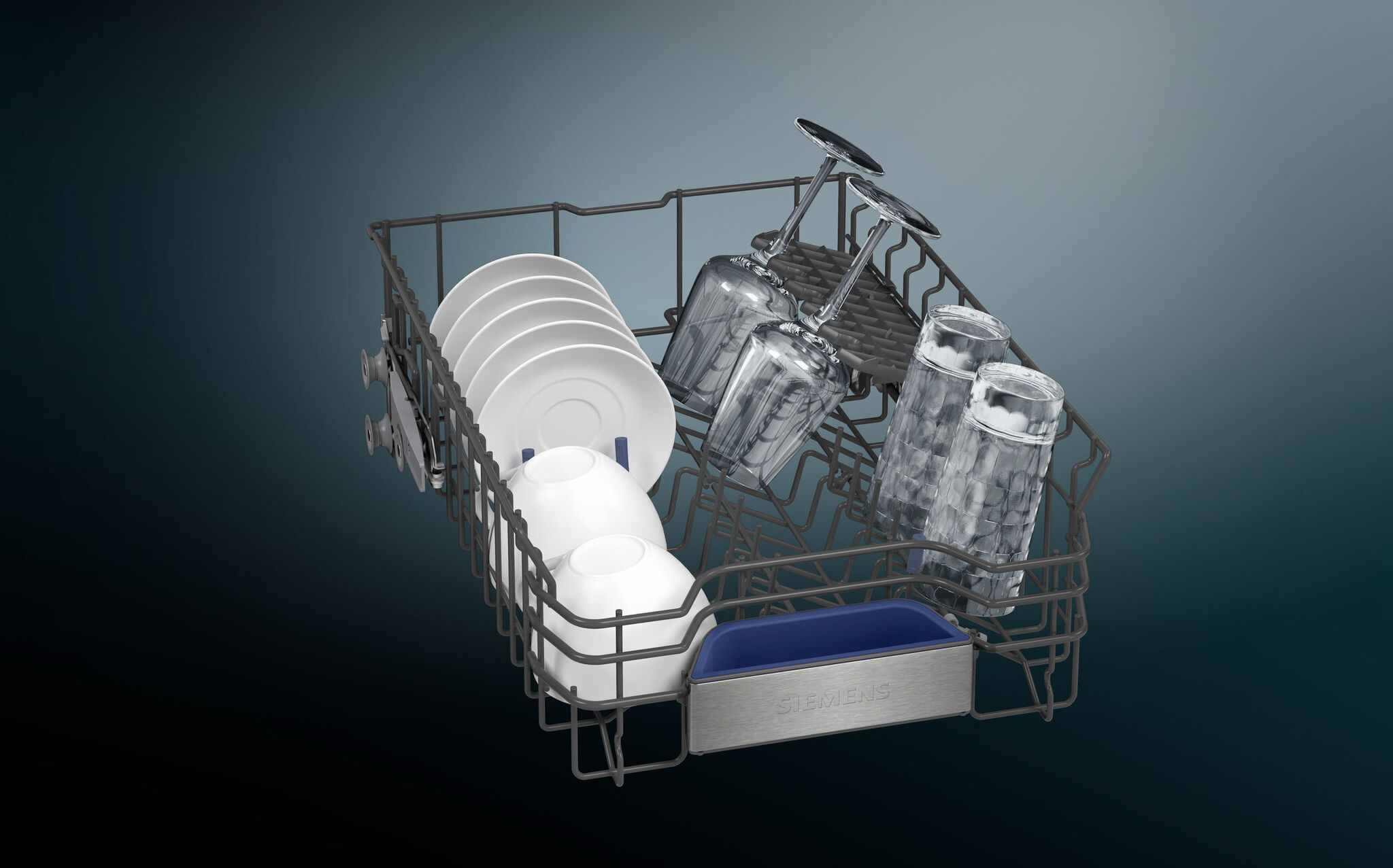 Siemens iQ500 partly integrated dishwasher