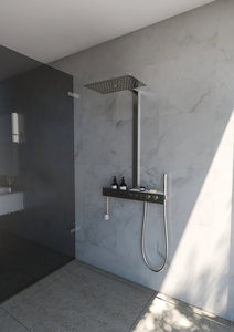 Thermostatic Shower Column with Shelf