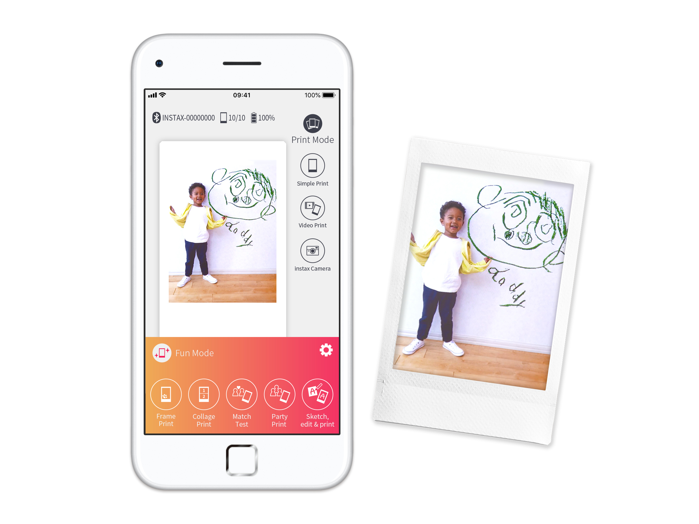 instax mini Link Smartphone application