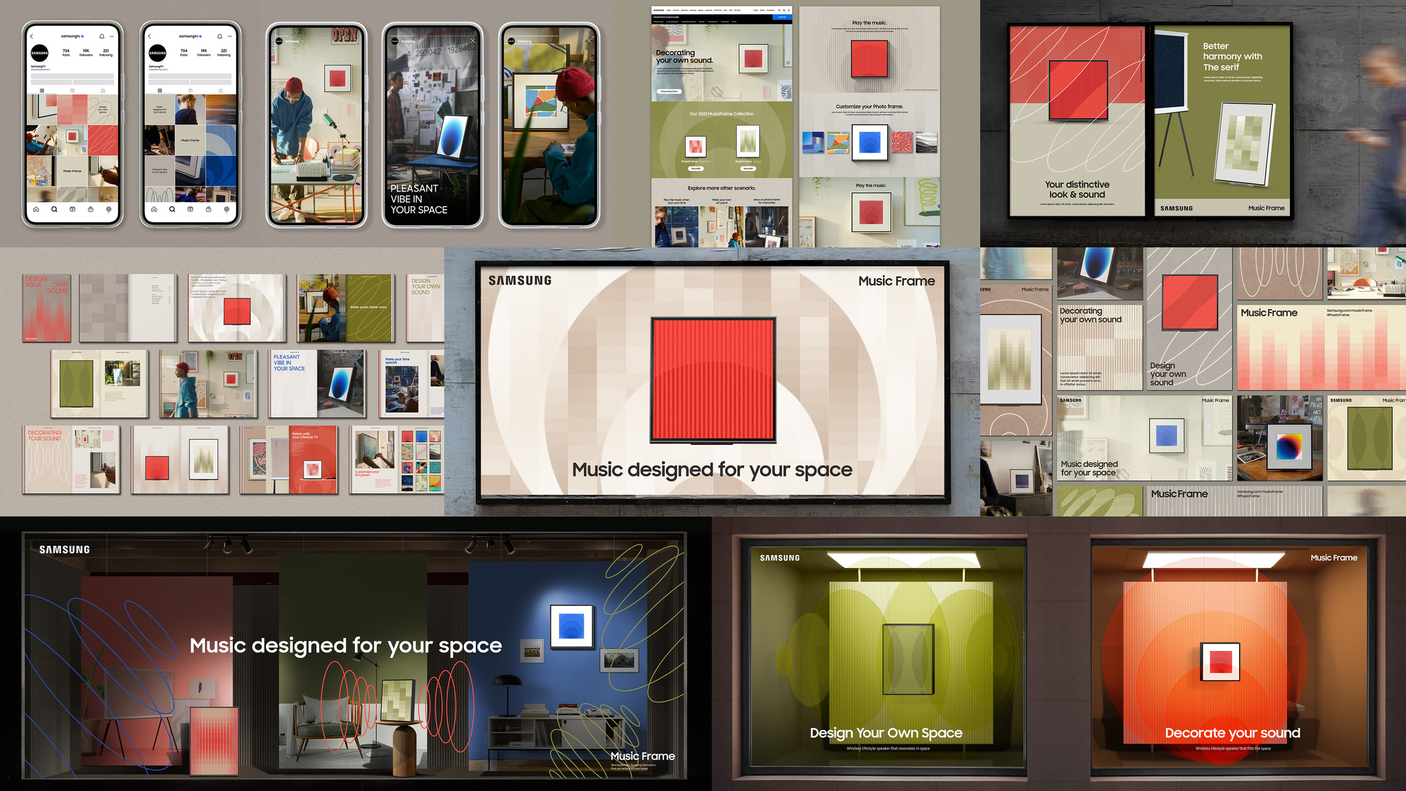 Music Frame Visual Branding