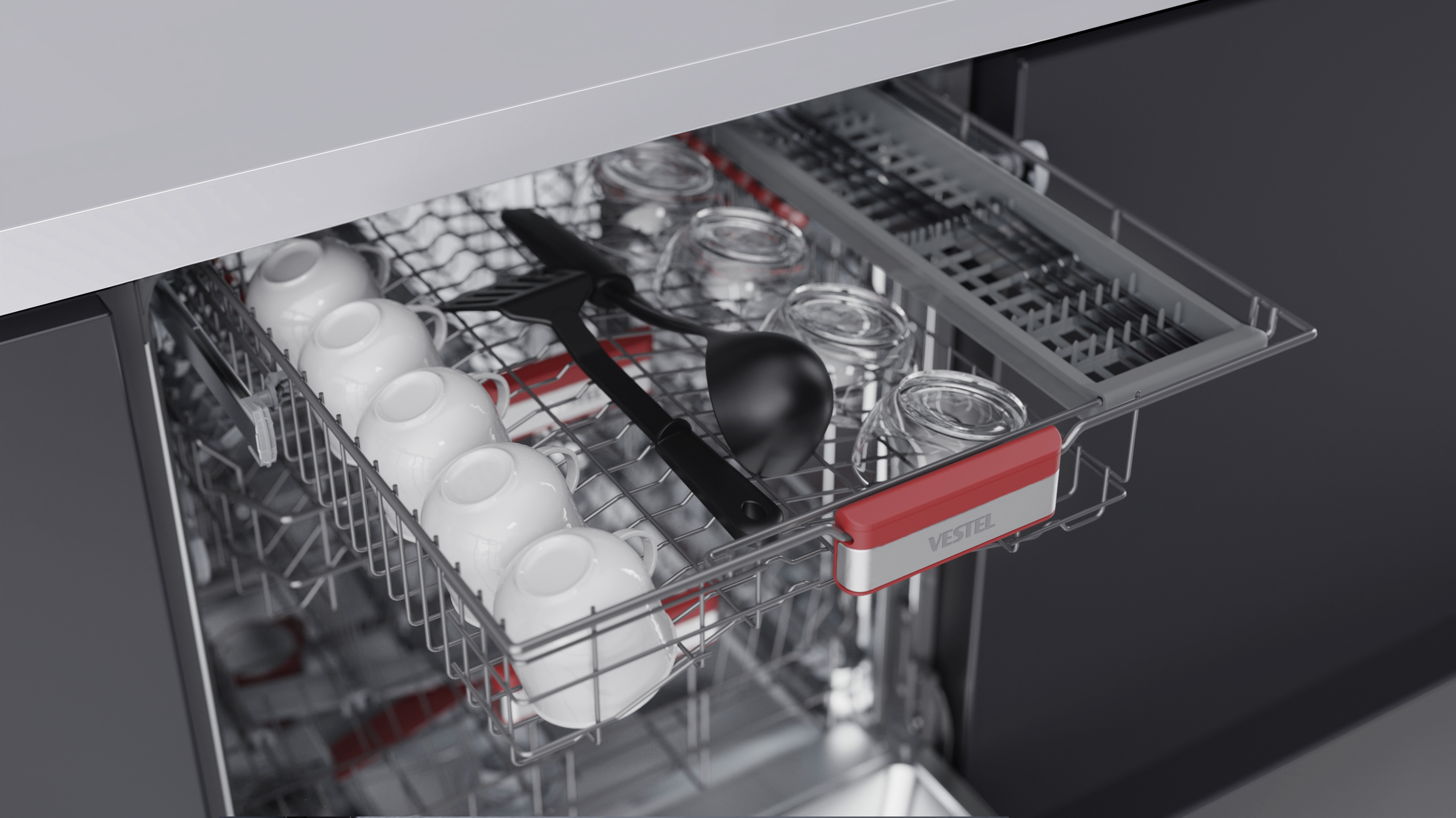 Vestel Full Door Dishwasher