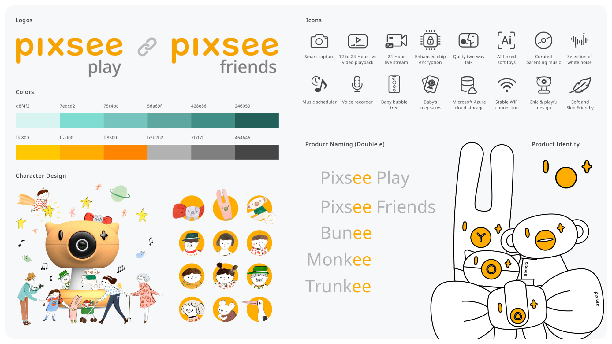 Pixsee Play & its cuddly companions Pixsee Friends