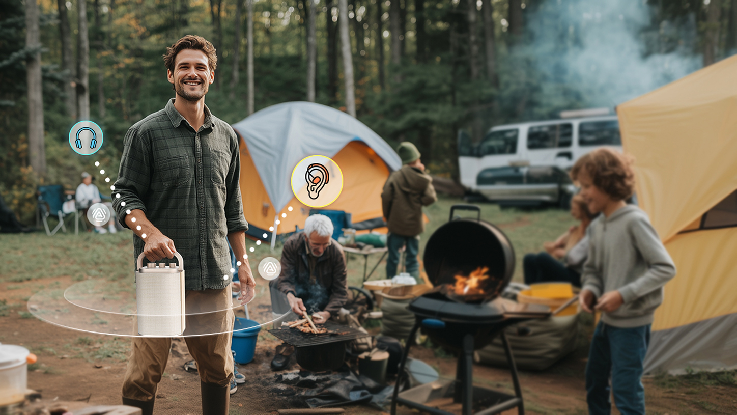 LyVo Auracast speaker