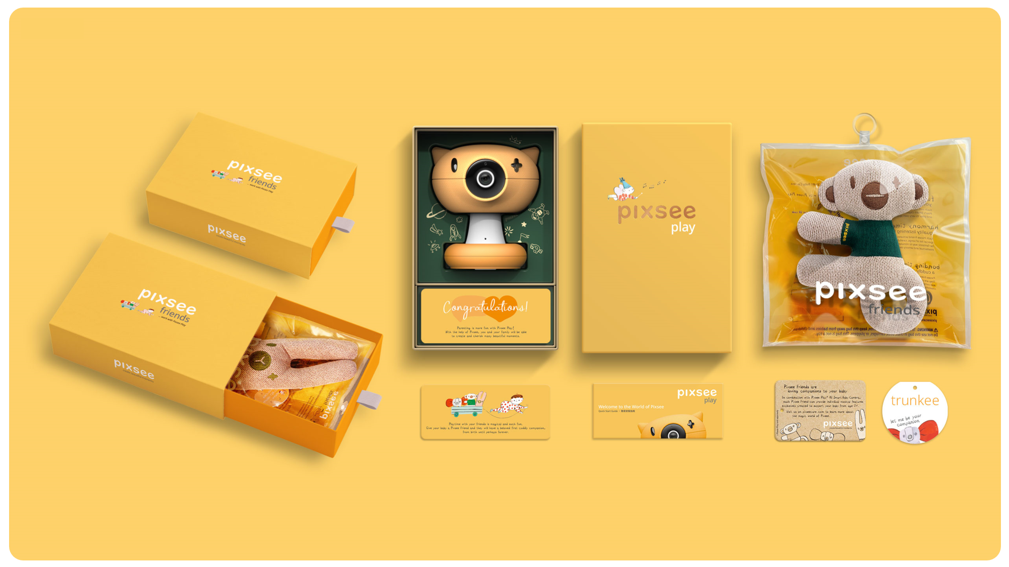 Pixsee Play & its cuddly companions Pixsee Friends