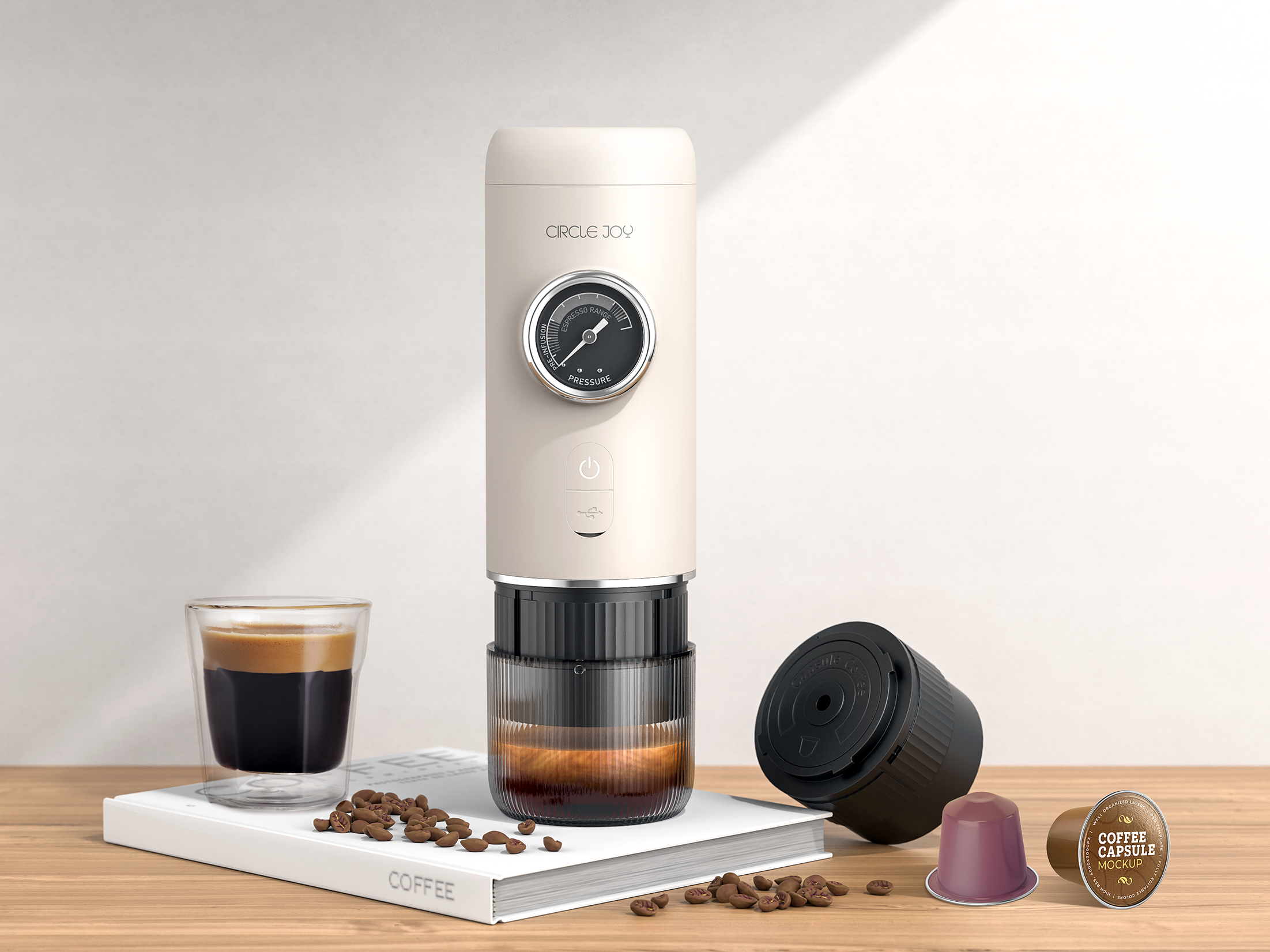 Portable Electric Espresso Maker