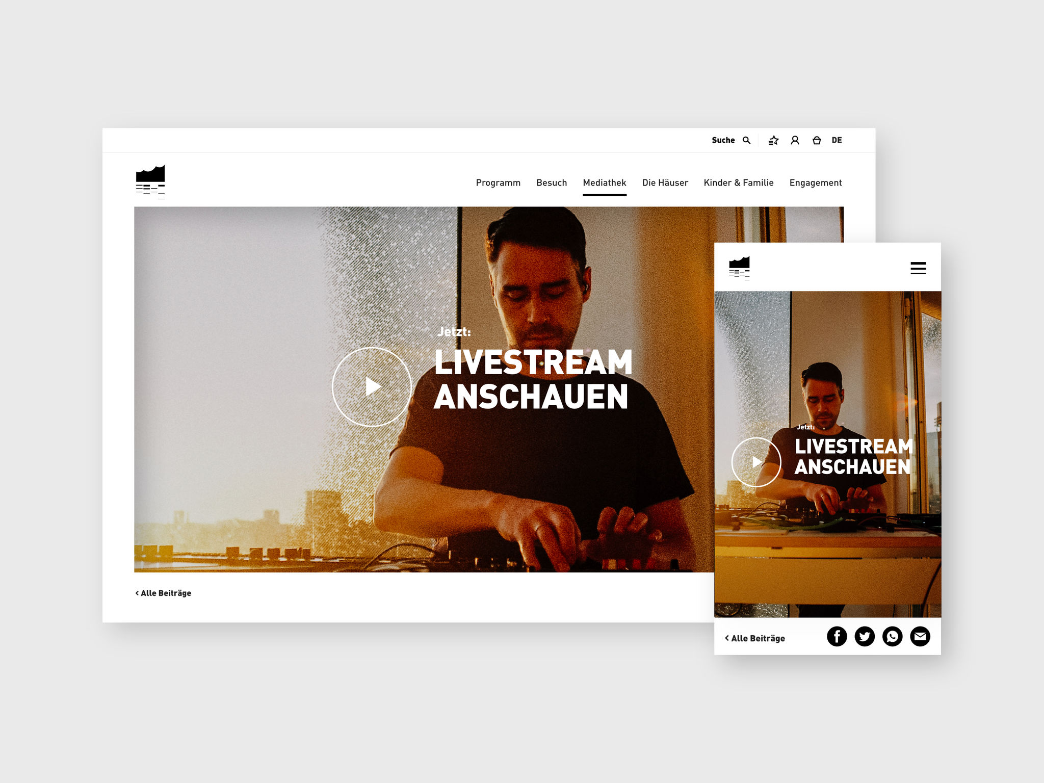 Elbphilharmonie Hamburg | Website Relaunch