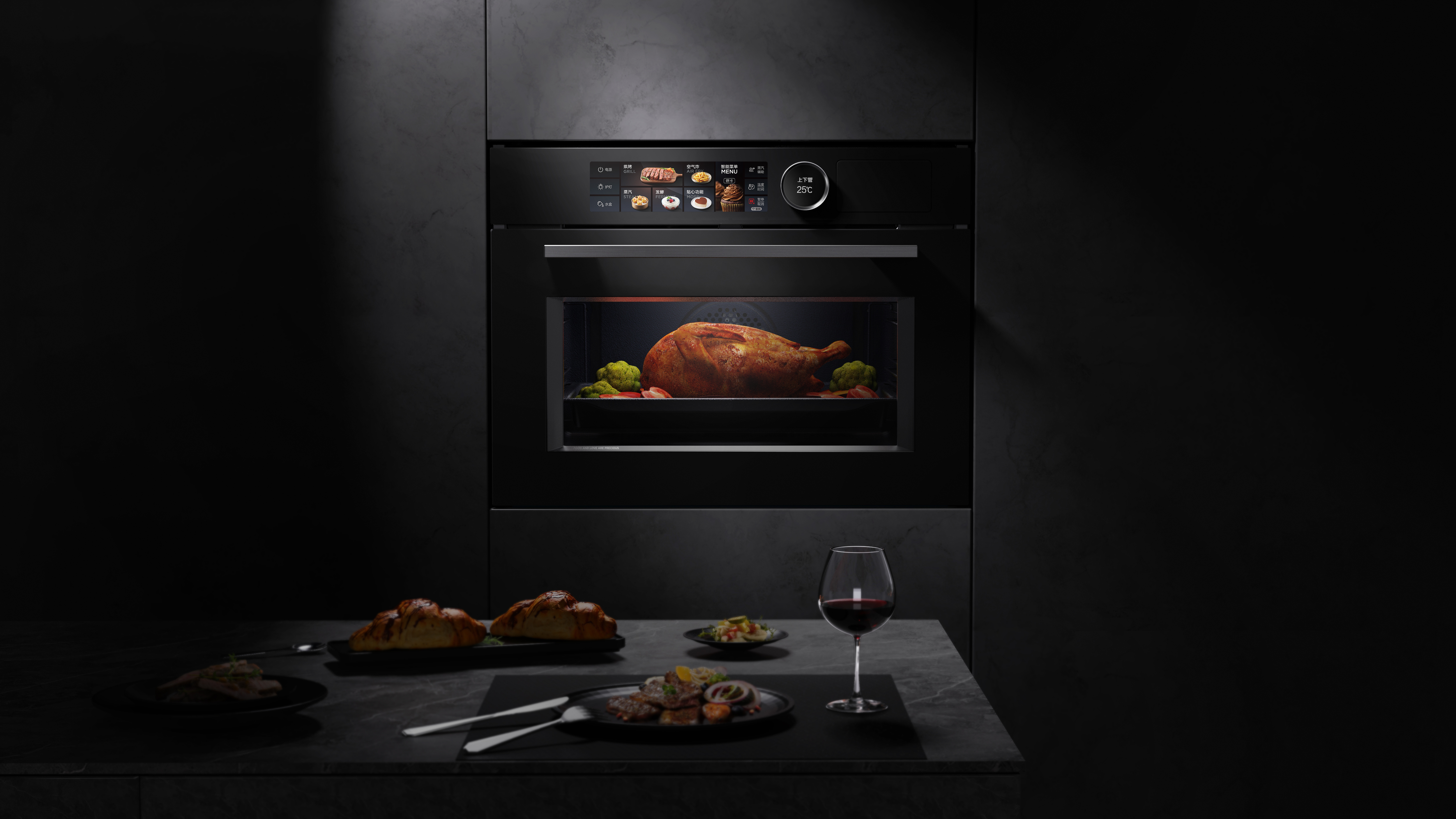 S6 built-in steam & oven