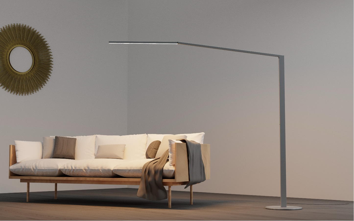 Z-Bar Titan Floor Lamp