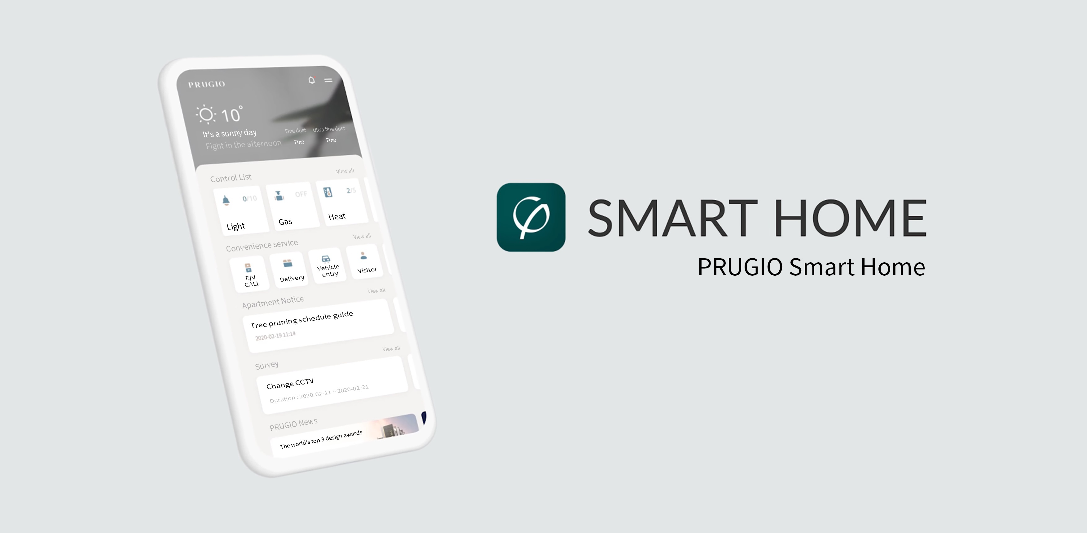 Prugio Smart Home Application