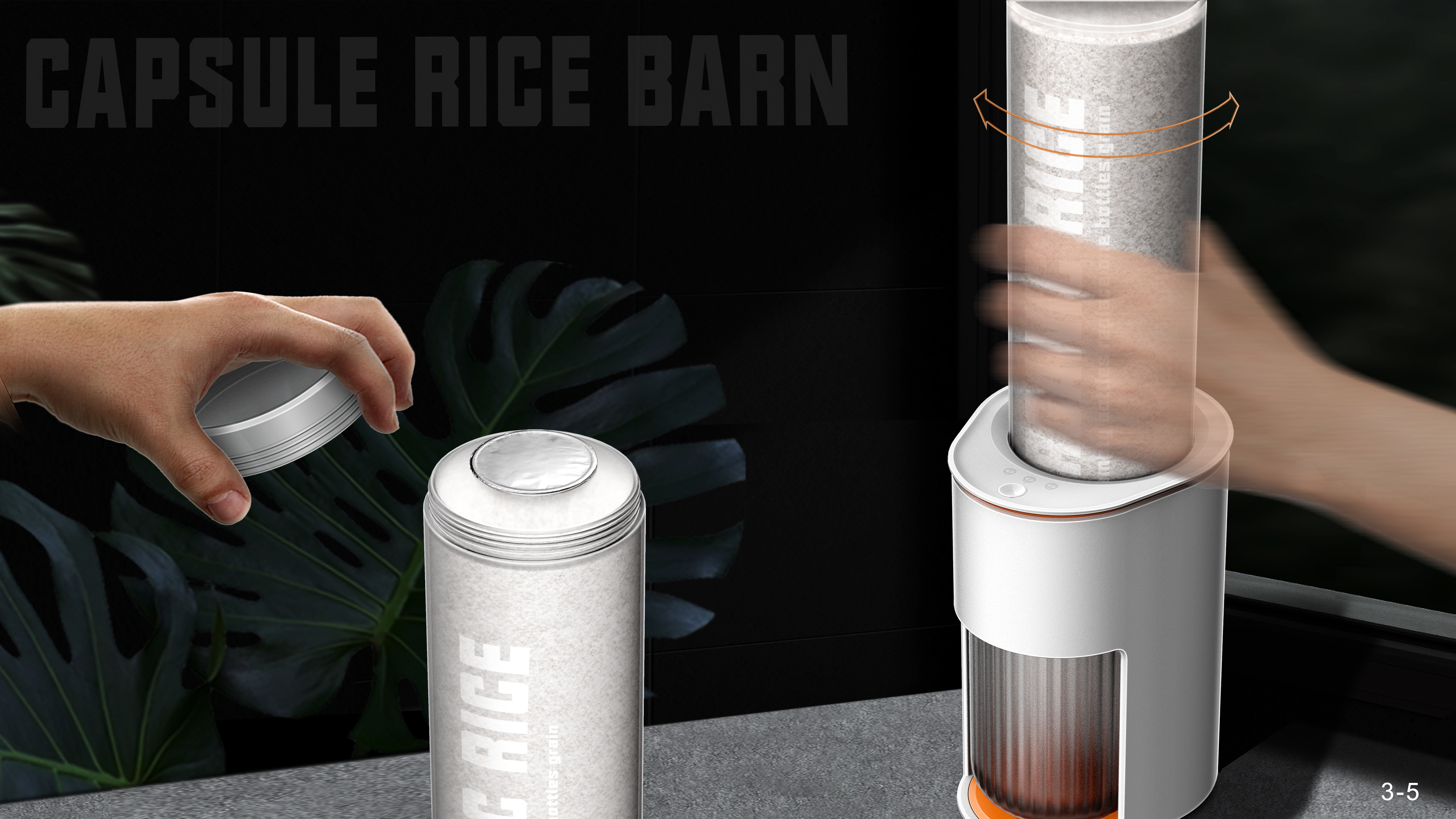 Capsule rice barn