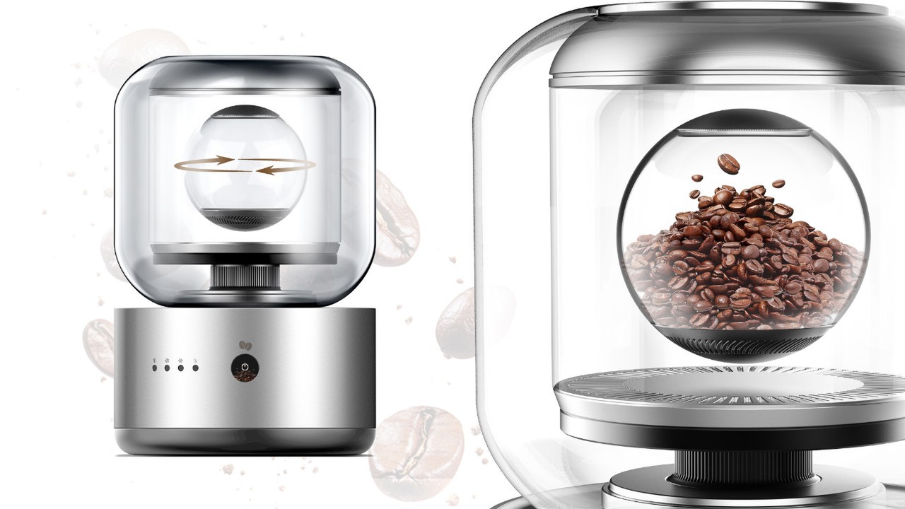 Magnetic levitation coffee bean roaste