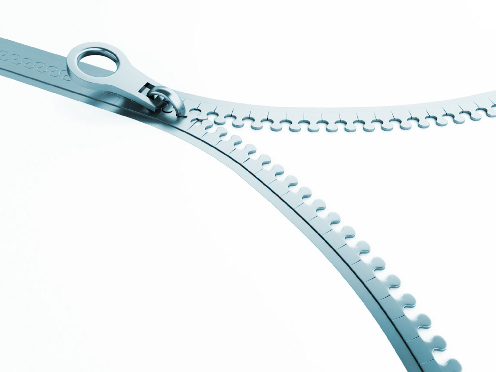 Zipper type package for large electric appliances