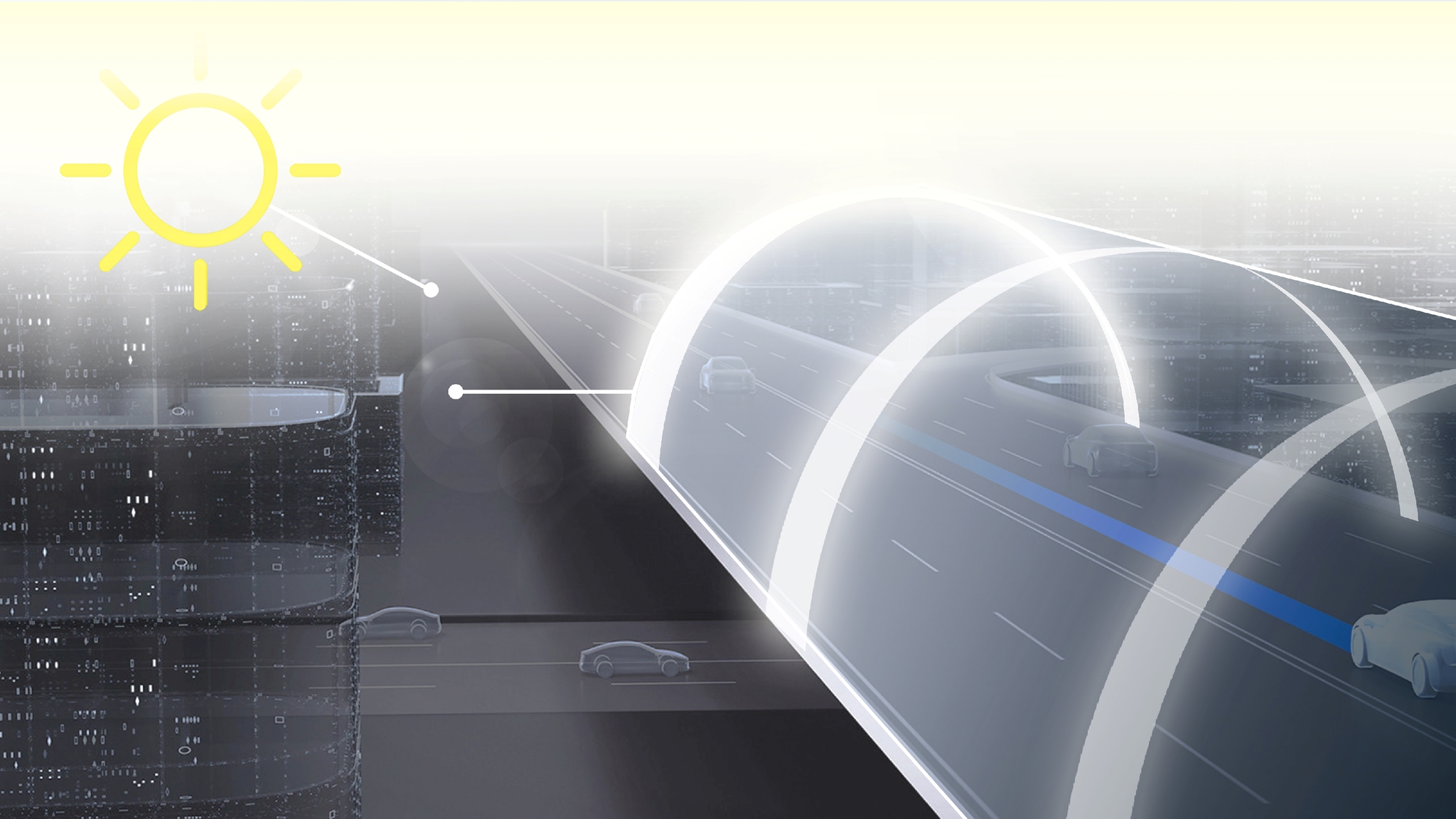 Tunnel visual buffer light