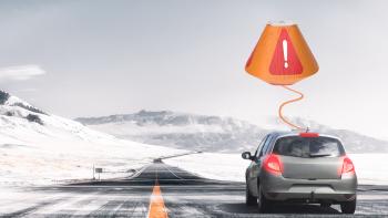 Car fault warning airbag
