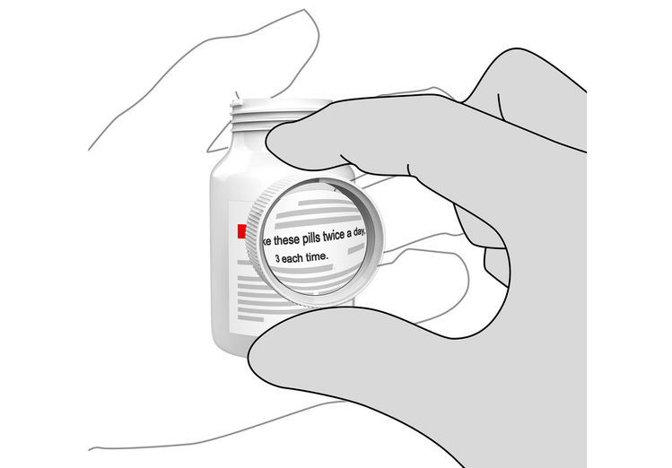 A magnifier lid