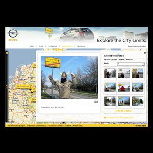 Opel Antara  Gewinnspiel "Explore the city limits"