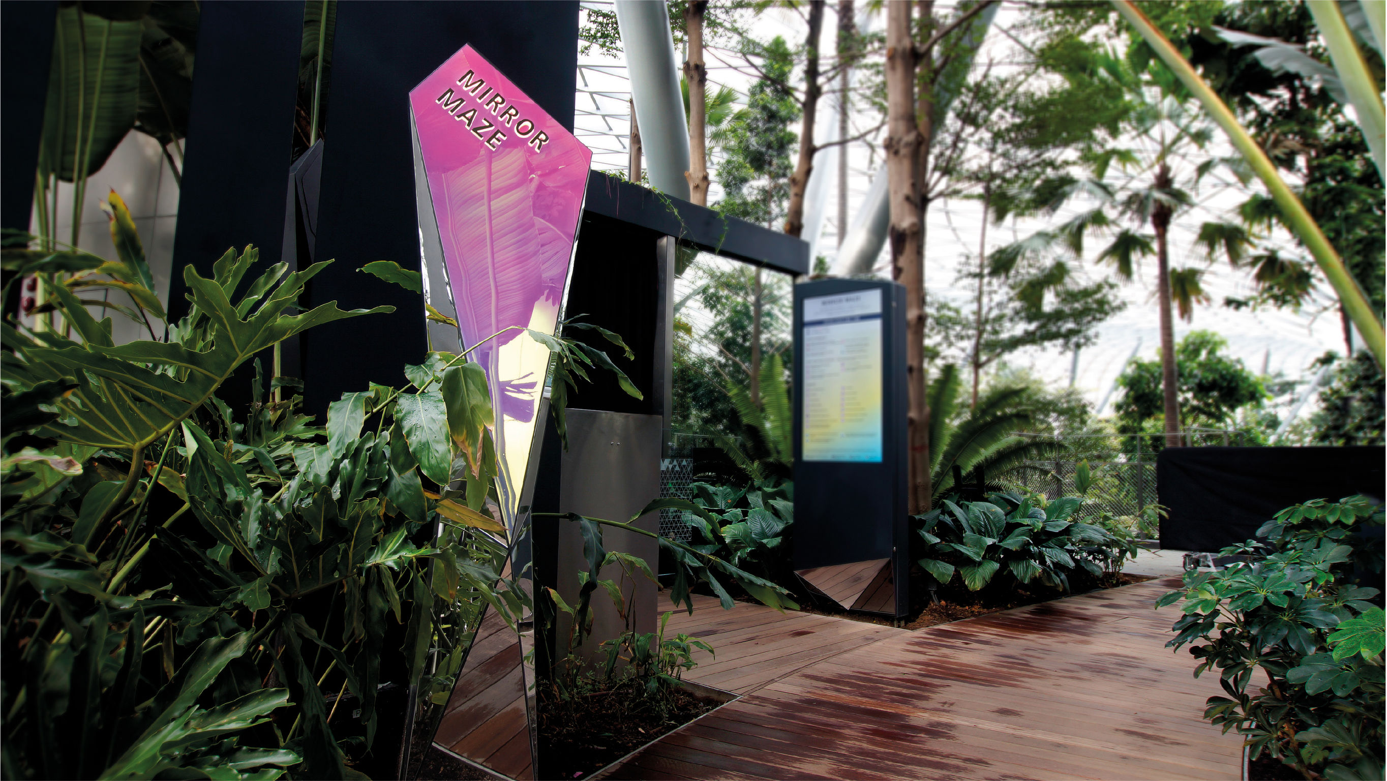 ATTRACTION SIGNAGE AT JEWEL CHANGI AIRPORT