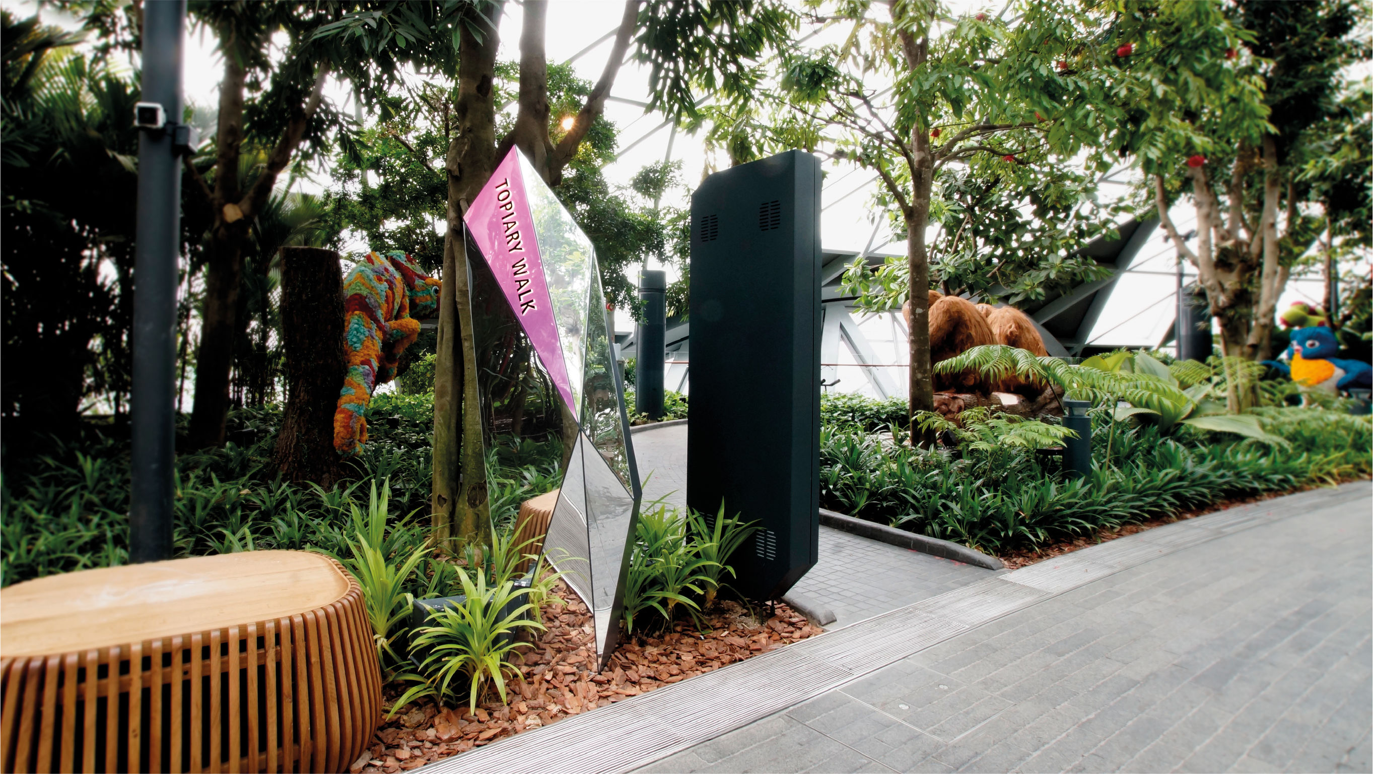 ATTRACTION SIGNAGE AT JEWEL CHANGI AIRPORT