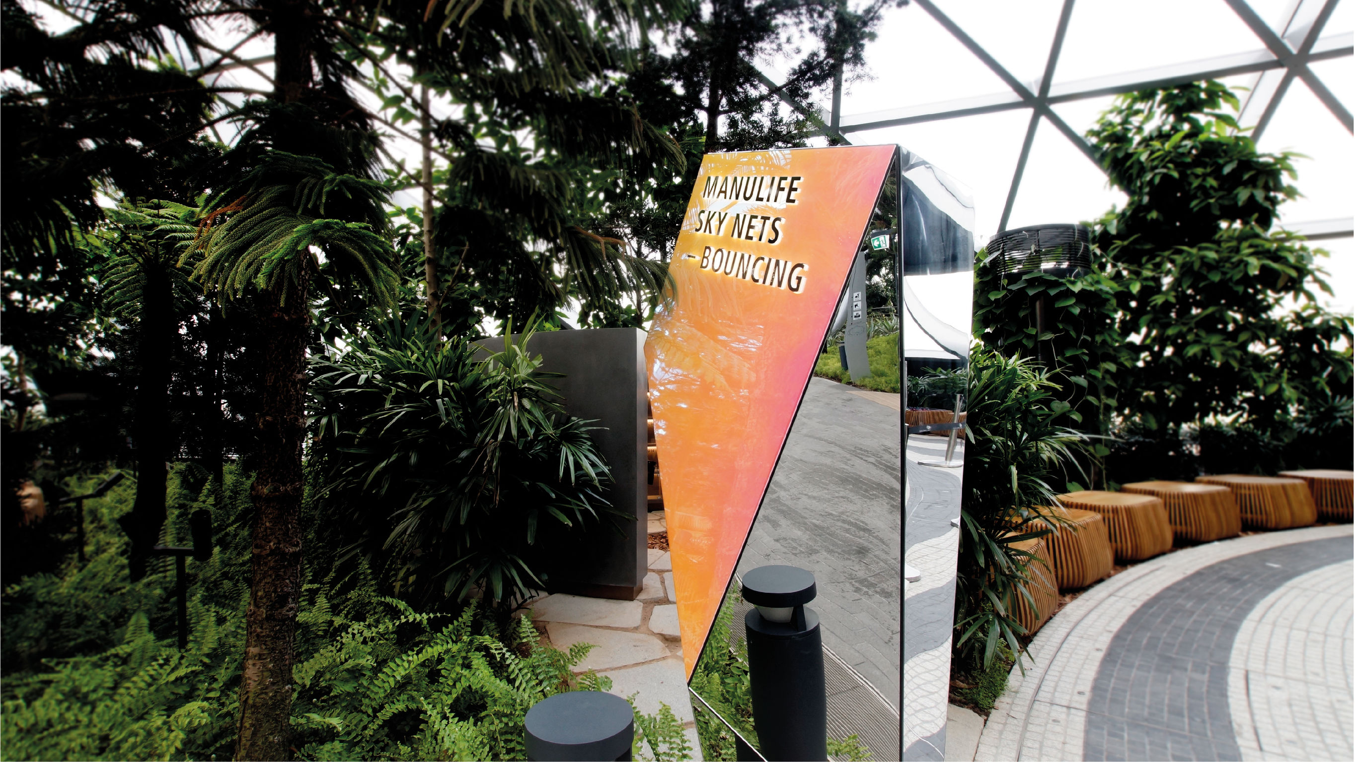 ATTRACTION SIGNAGE AT JEWEL CHANGI AIRPORT