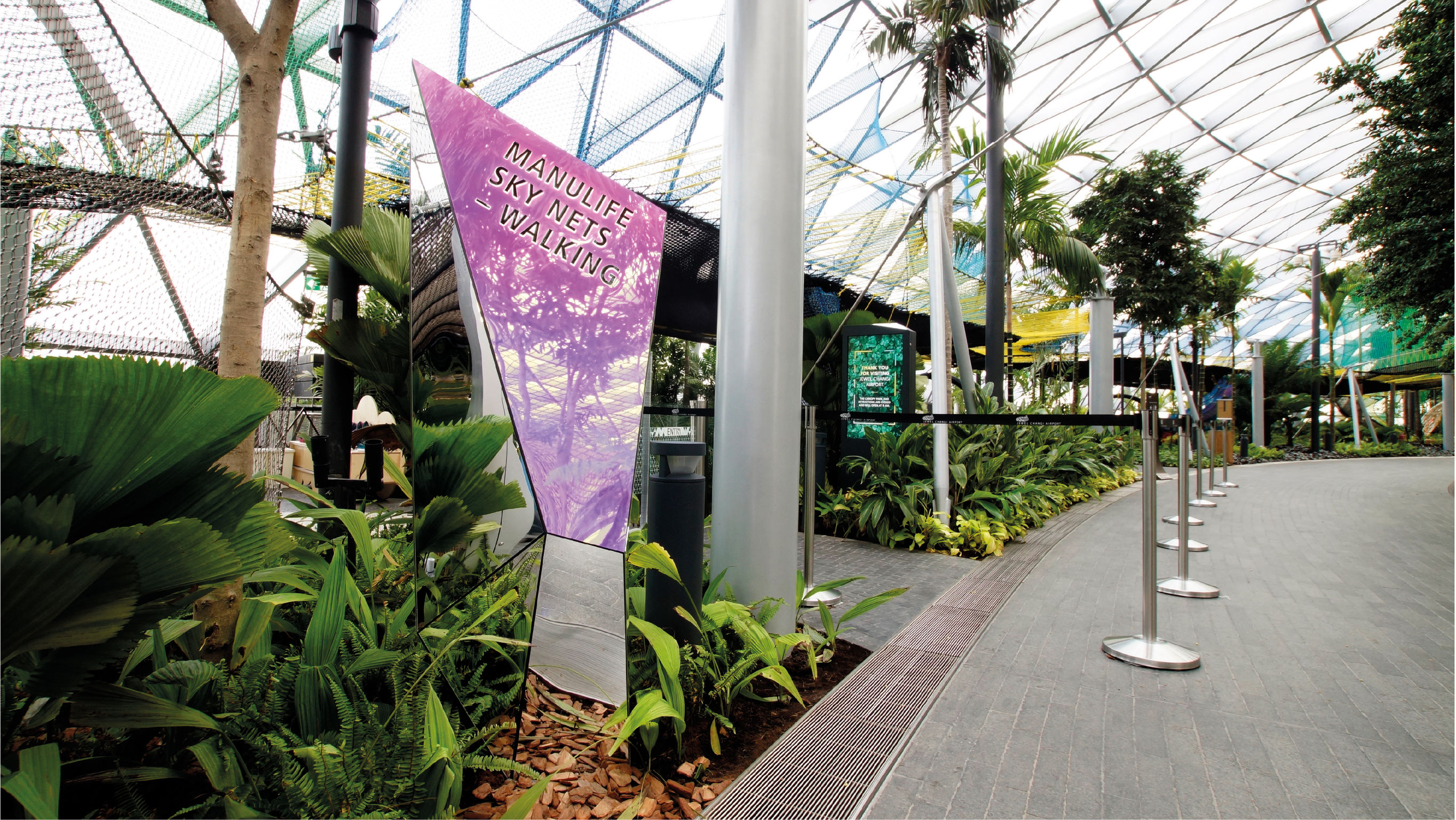 ATTRACTION SIGNAGE AT JEWEL CHANGI AIRPORT