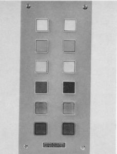 Einbaufrontplatte mit el. Befehlsgeräten "Ouartex" FQD 12/II