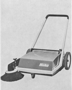 Handkehrmaschine  "Hako Flipper"  /1973