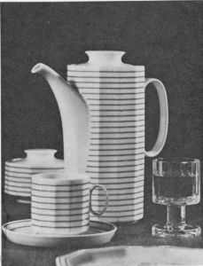 Kaffeeservice Gerippe Polygon/Theben