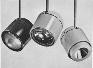 Kleiner Strahler grau 7635