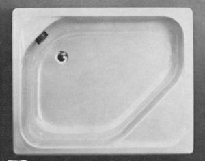 Brausewanne aus Acrylglas Buderus Coralux