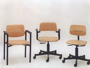 Bürodrehstuhl H/2, H/5, Besucherstuhl H/8
