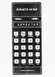 Electronic-Rechner ARISTO M 65