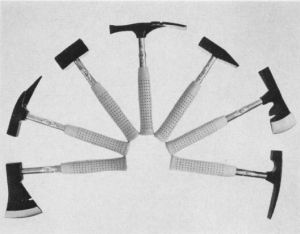 Baubeil blau-gelb