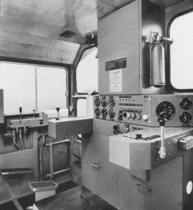 Führerhaus einer HENSCHEL Standard-Lokomotive