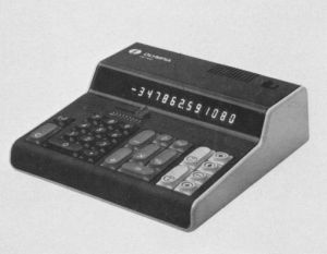 Anzeigender Elektronikrechner CD 402
