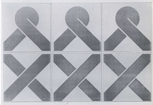 Wandfliese "Cross"