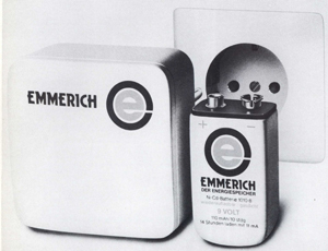 9 V-Energiespeicher mit Ladegerät als Set