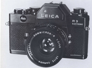 LEICA R 3 Spiegelreflexkamera m. Objektiv SUMMICRON-R
