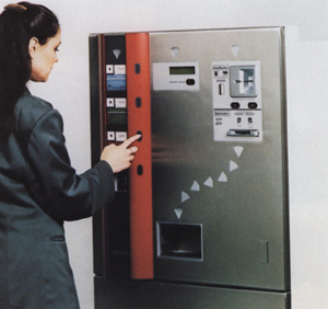 SAVE Ausgabeautomat für Wertkarten