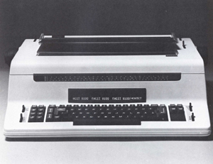 FACIT 8100, elektronische Speicherschreibmaschine