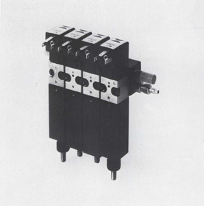 MICROPUSH Miniatur-Zylinder mit angebautem Elektroventil