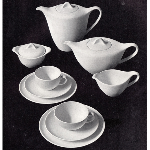 Kaffee- und Tee-Geschirr aus Steingut