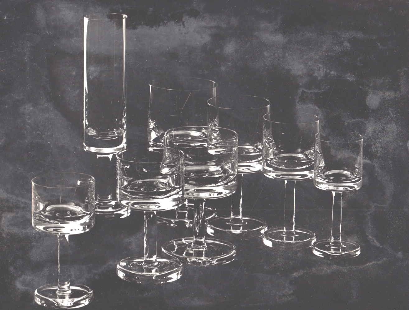 Gläser aus dem Trinkglassatz 118  /1963