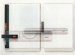 Flachzeichenplatte Techno Tandem A 3/A 4